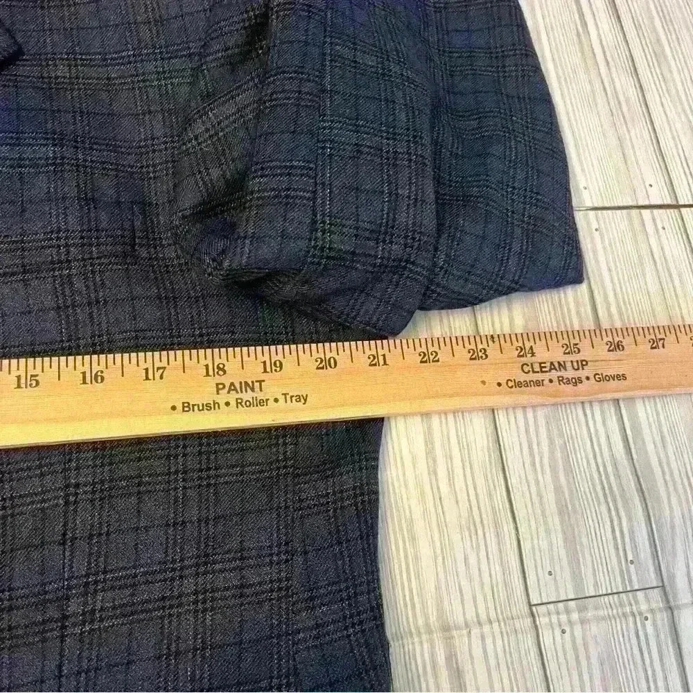 Haspel Traveler Seersucker Navy Wool Glenplaid Sports Coat